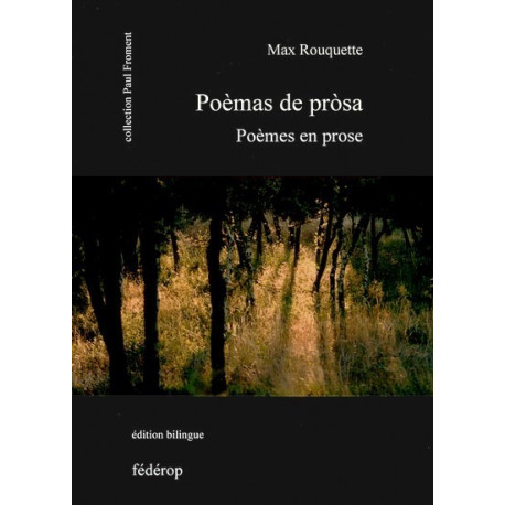 Poémes en prose - Max Rouquette