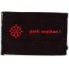 Masque coton noir "Parli occitan"