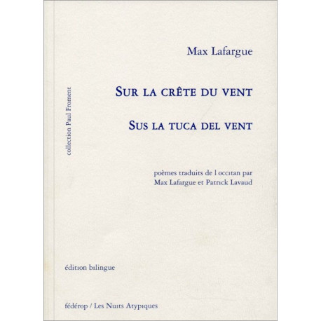 Sur la crête du vent (bil + CD) - Max Lafargue