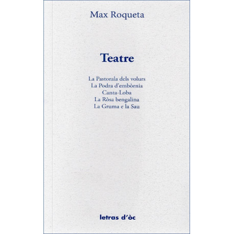 Teatre - Max Roqueta
