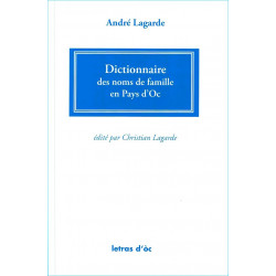Dictionnaire des noms de famille - A. Lagarde