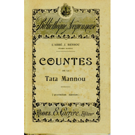 Countes de la Tata Mannou - Abbé J. Bessou