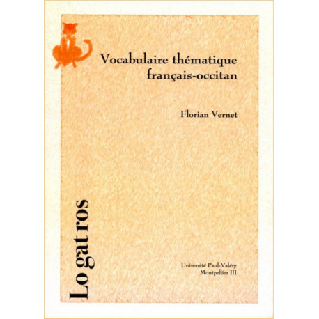 Vocabulaire thématique frçs-oc - F. Vernet