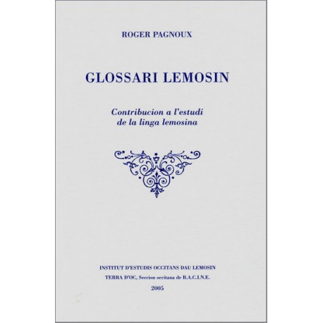 Glossari lemosin - R. Pagnoux