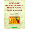 Dictionnaire des noms... du Midi de la France - J. Astor
