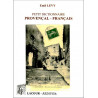 Petit dictionnaire provençal-français - E. Levy